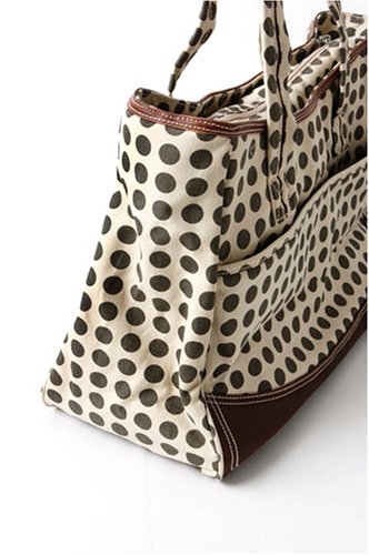 Kalencom Week-Ender Bag, Heavenly Dots Cafe Au Lait