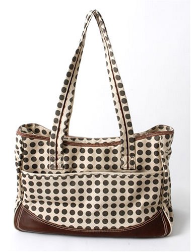 Kalencom Week-Ender Bag, Heavenly Dots Cafe Au Lait