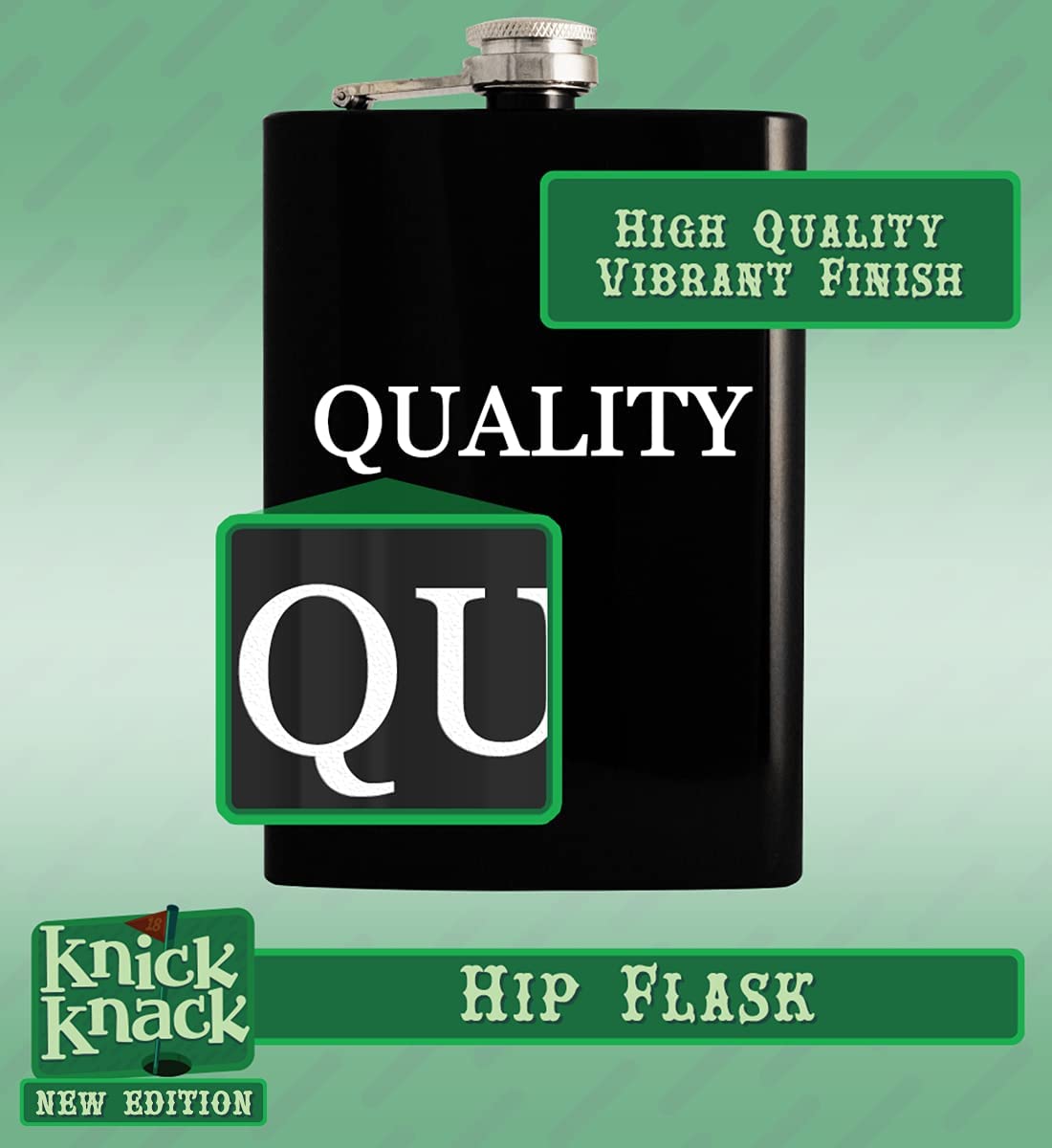 Don’t Bother Me While I’m Breathing Second Hand Smoke - 8oz Hip Drinking Alcohol Flask