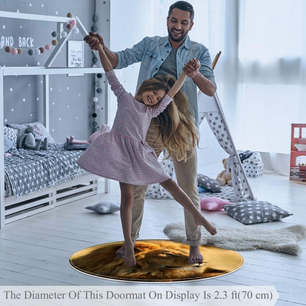 Prairie Lion Baby Crawling Mat Home Decorative Carpet Soft and Washable Pad Non-Slip for Kid's Toddl