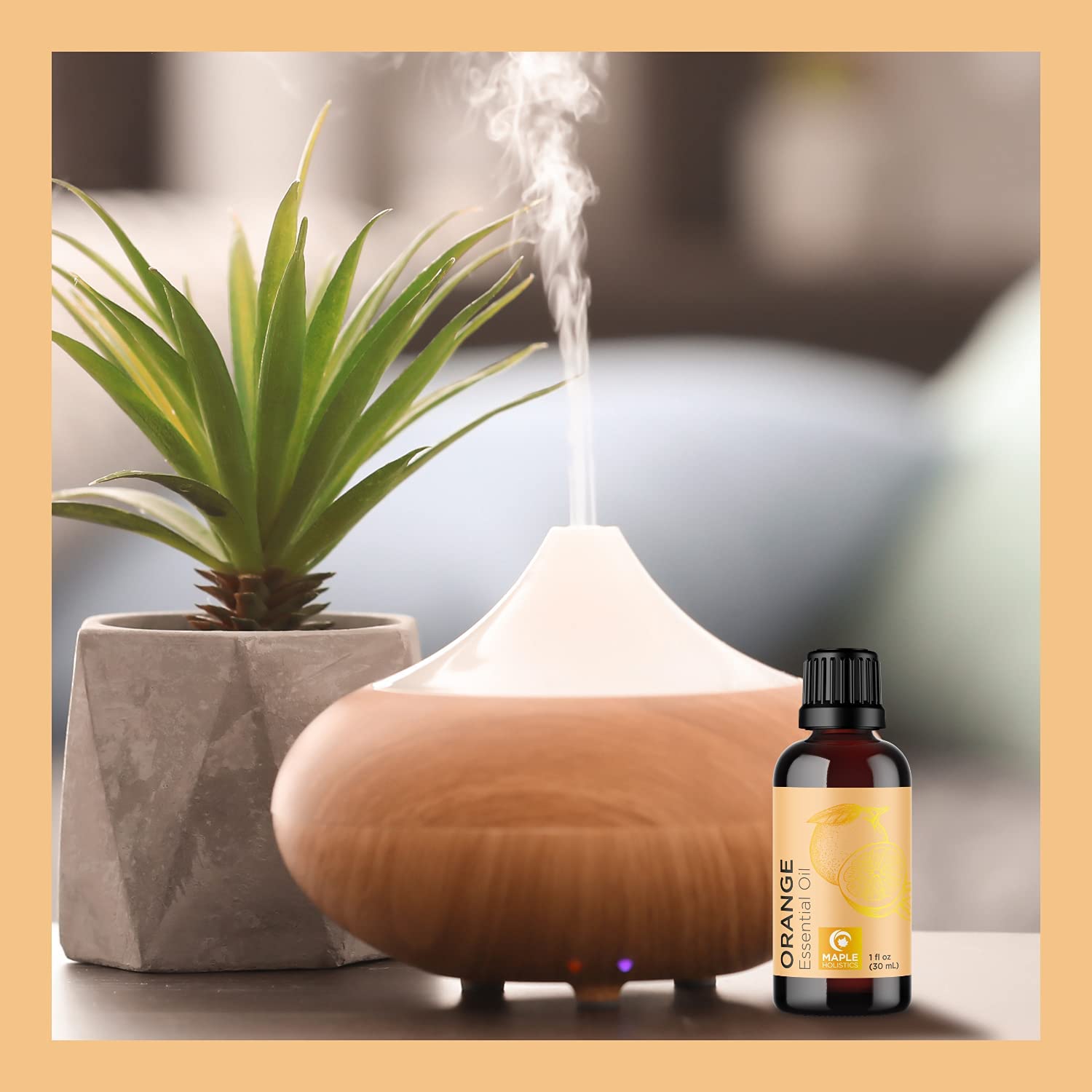 Pure Sweet Orange Essential Oil - Cold Pressed Orange Oil Essential for Diffuser Humidifier and Skin
