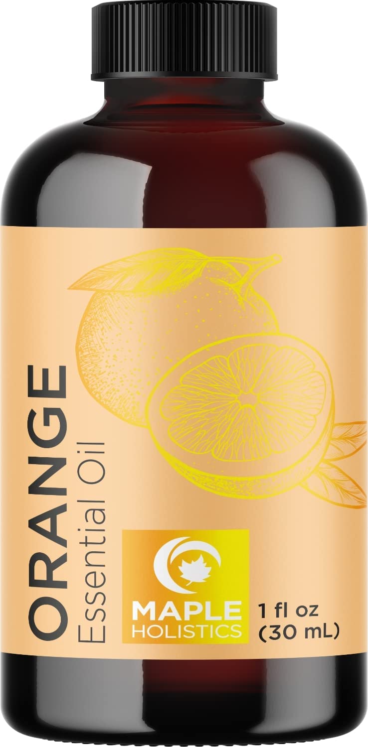 Pure Sweet Orange Essential Oil - Cold Pressed Orange Oil Essential for Diffuser Humidifier and Skin
