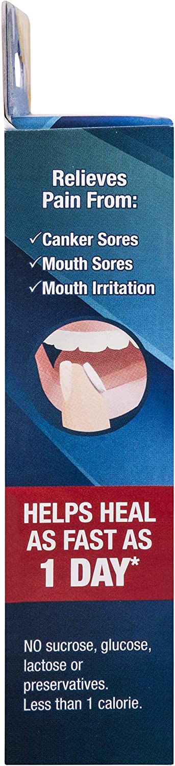 Dentemp Canker Cover - Canker Sore Oral Pain Reliever (6 Counts) - Canker Sore Treatment to Relieve 