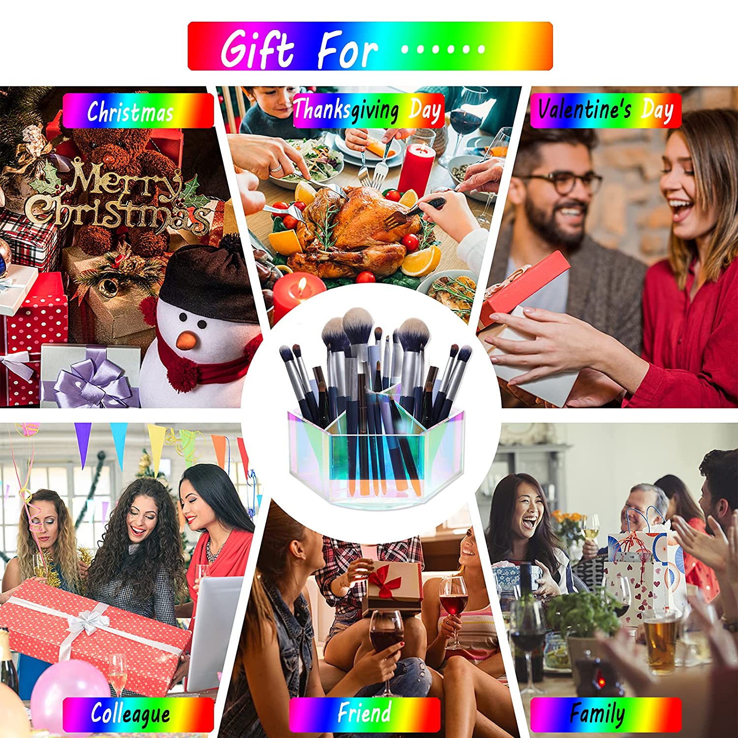 Luxurious Pen Holder Arcylic,Colourful,Spin