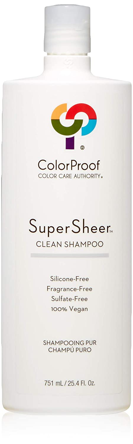 ColorProof SuperSheer Clean Shampoo - Fragrance-Free, Color-Safe, Vegan, Sulfate-Free, Silicone-Free