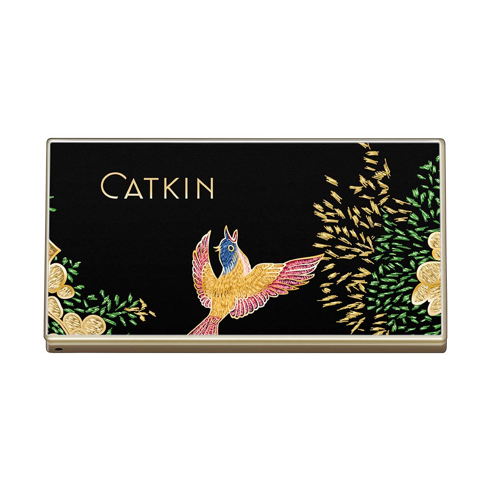 CATKIN Makeup Eyebrow Color Powder 3 Colors Shading Powder Brown Black (C02 Dark Brown)