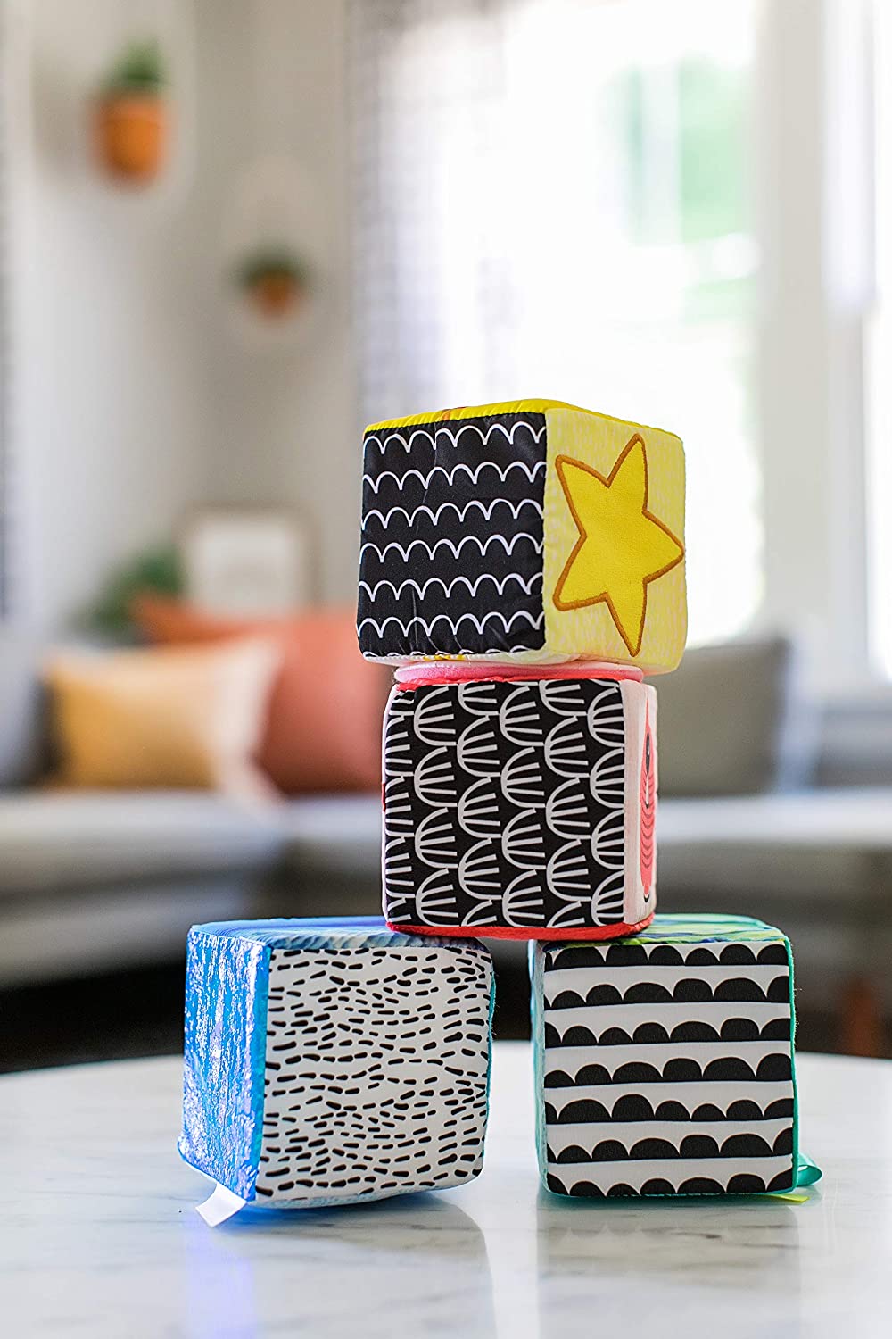 Baby Einstein Explore & Discover Soft Blocks Toys, Ages 3 months +