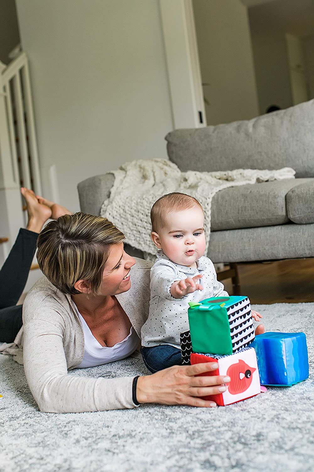 Baby Einstein Explore & Discover Soft Blocks Toys, Ages 3 months +