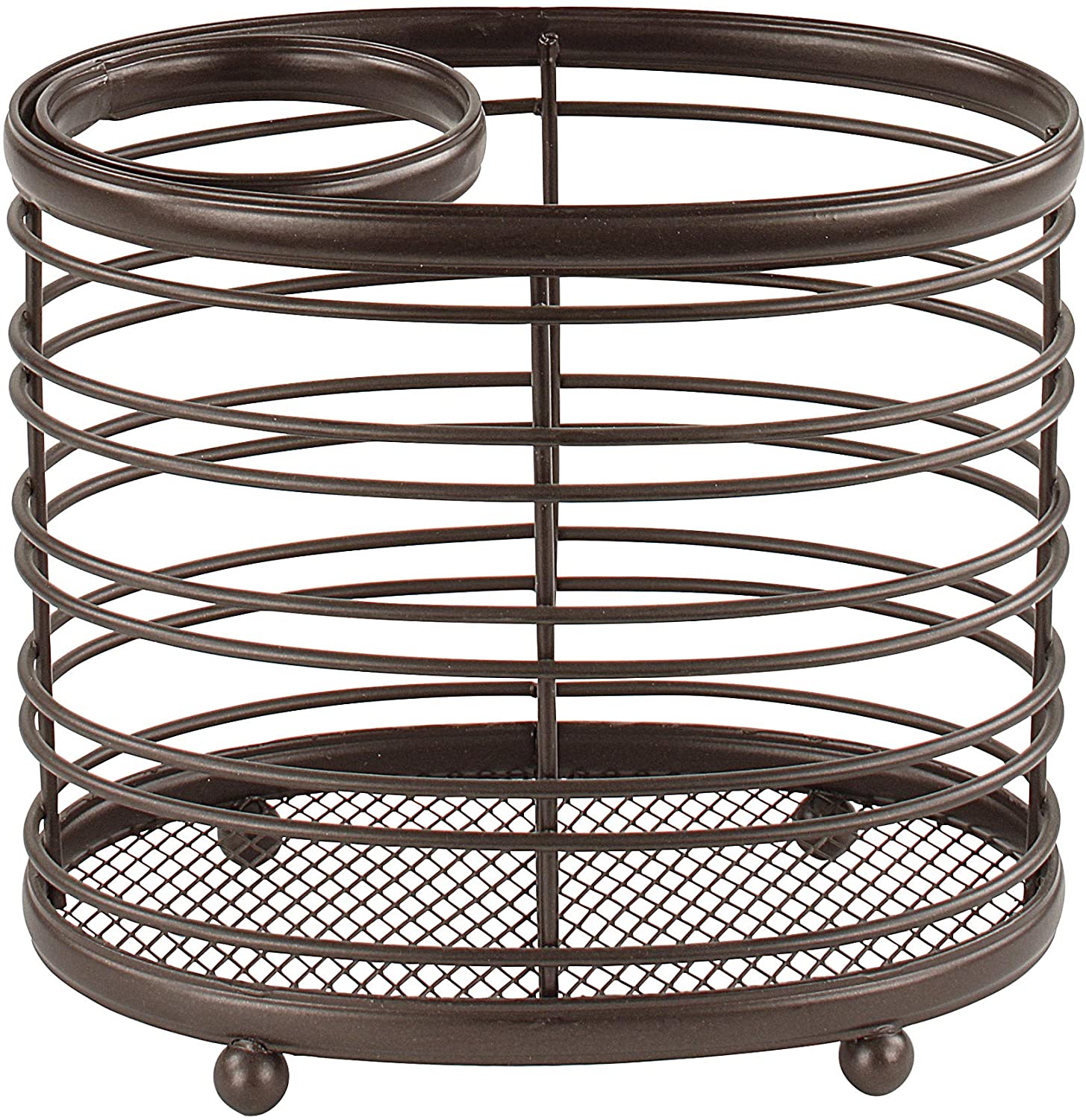 Spectrum Diversified Ashley Countertop Hair Dryer & Accessory Organizer Station Styling Tool Caddy f