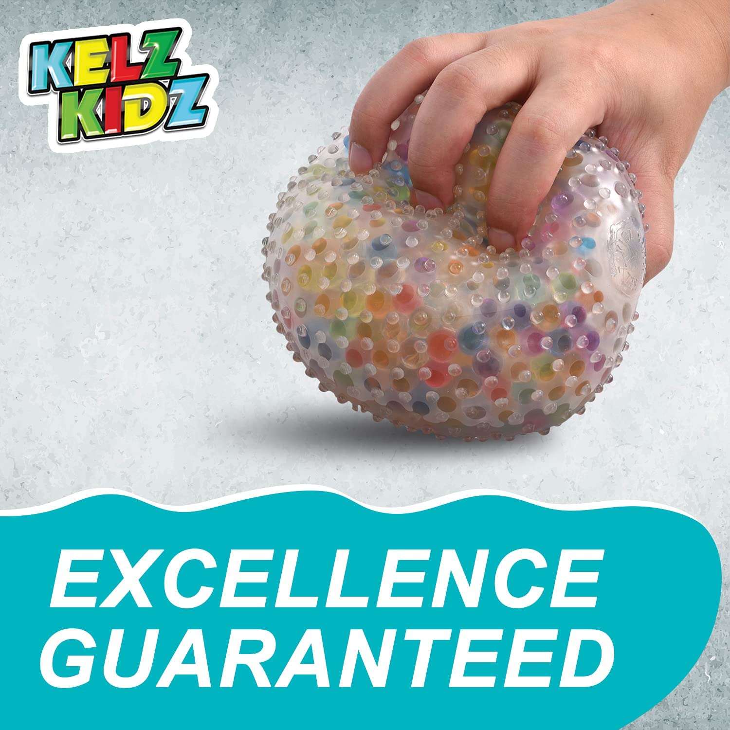 Giant Soothing and Fun Squishy Water Bead Stress Ball for Hand