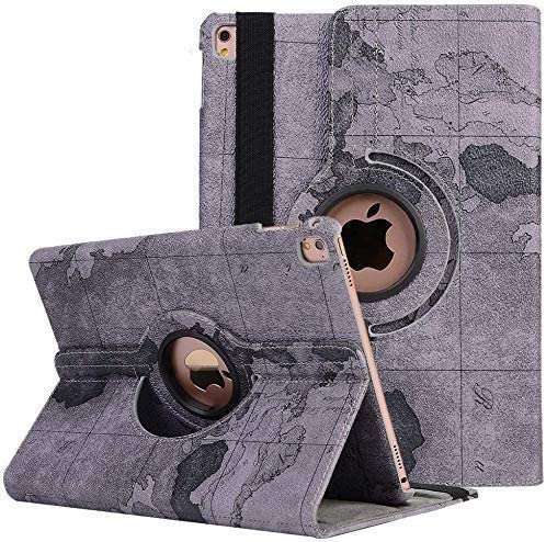 iPad Case for iPad Air Cover, MeiLiio PU Leather Slim Smart Cover 360 Degree Rotating Stand Flip Fol