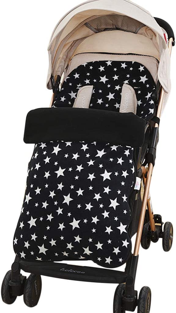 Winter Warm Thick Fleece Baby Stroller Sleeping Bag Detachable Universal Waterproof Toddlers Bunting