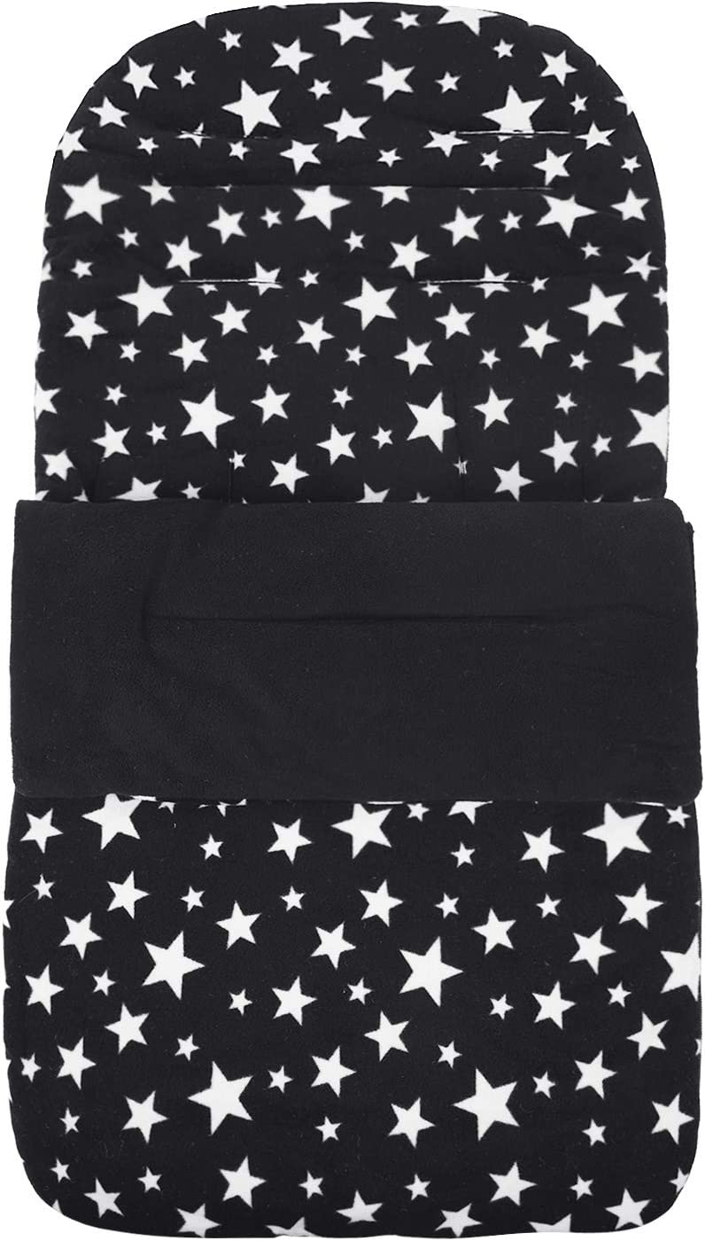 Winter Warm Thick Fleece Baby Stroller Sleeping Bag Detachable Universal Waterproof Toddlers Bunting