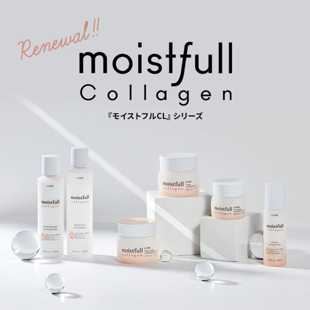 ETUDE Moistfull Collagen Emulsion 180ml (6.08 fl. oz) 21AD| The Small Particles of the Super Collage