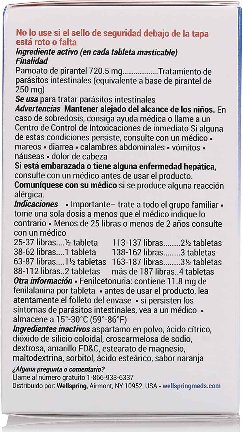 Pin-Rid Pills for Pinworms | Pyrantel Pamoate 250 mg | 24 Chewable Tablets | Family Size