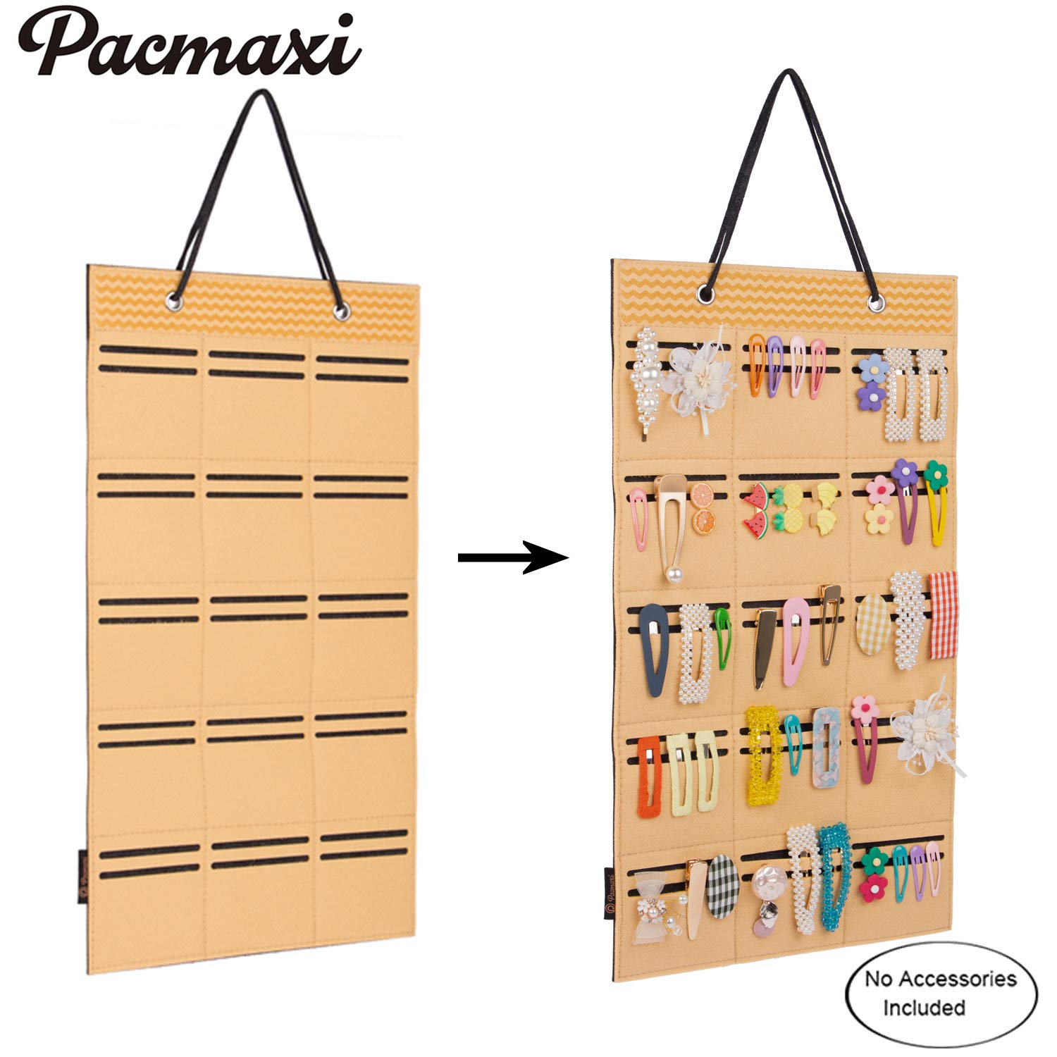 Baby hair Clips Organizer, Hanging Baby Girls Hair Bows Organizer Storage, Hair Barrettes Accessory