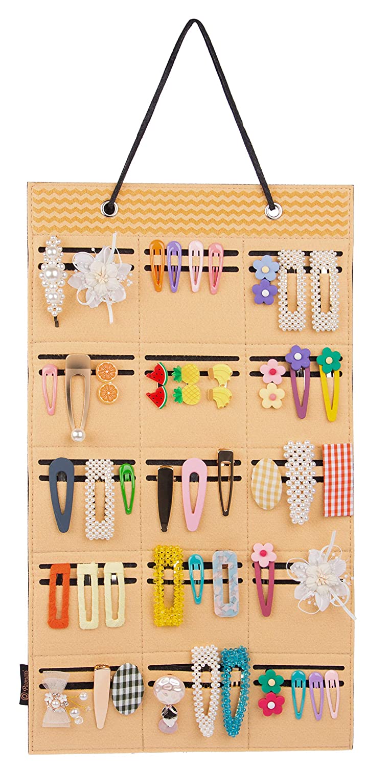 Baby hair Clips Organizer, Hanging Baby Girls Hair Bows Organizer Storage, Hair Barrettes Accessory
