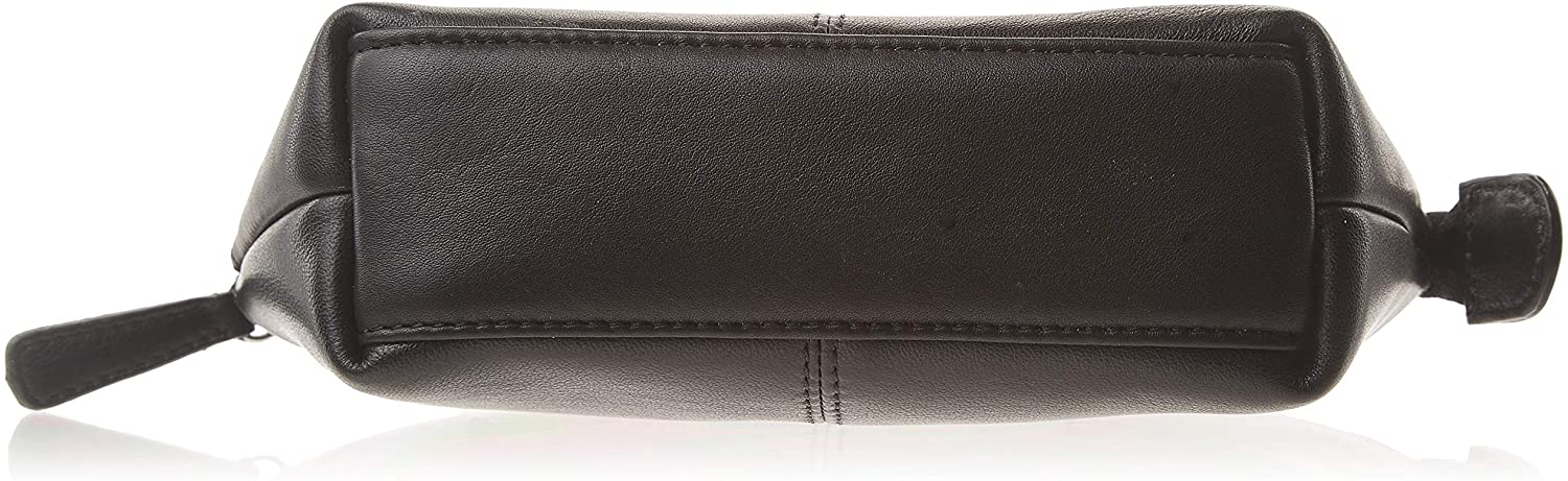 ili New York 6480 Leather Cosmetic Makeup Case