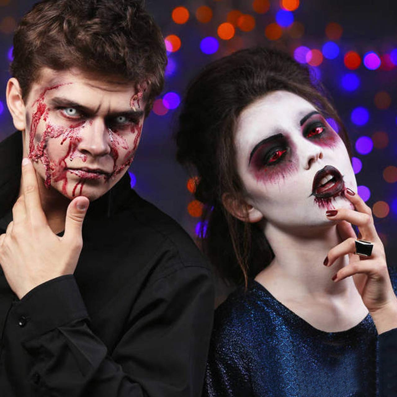 CCbeauty Scar Wax Set Halloween SFX Special Effects Makeup Kit Fake Wound Modeling Scars Wax(1.6 Oz)