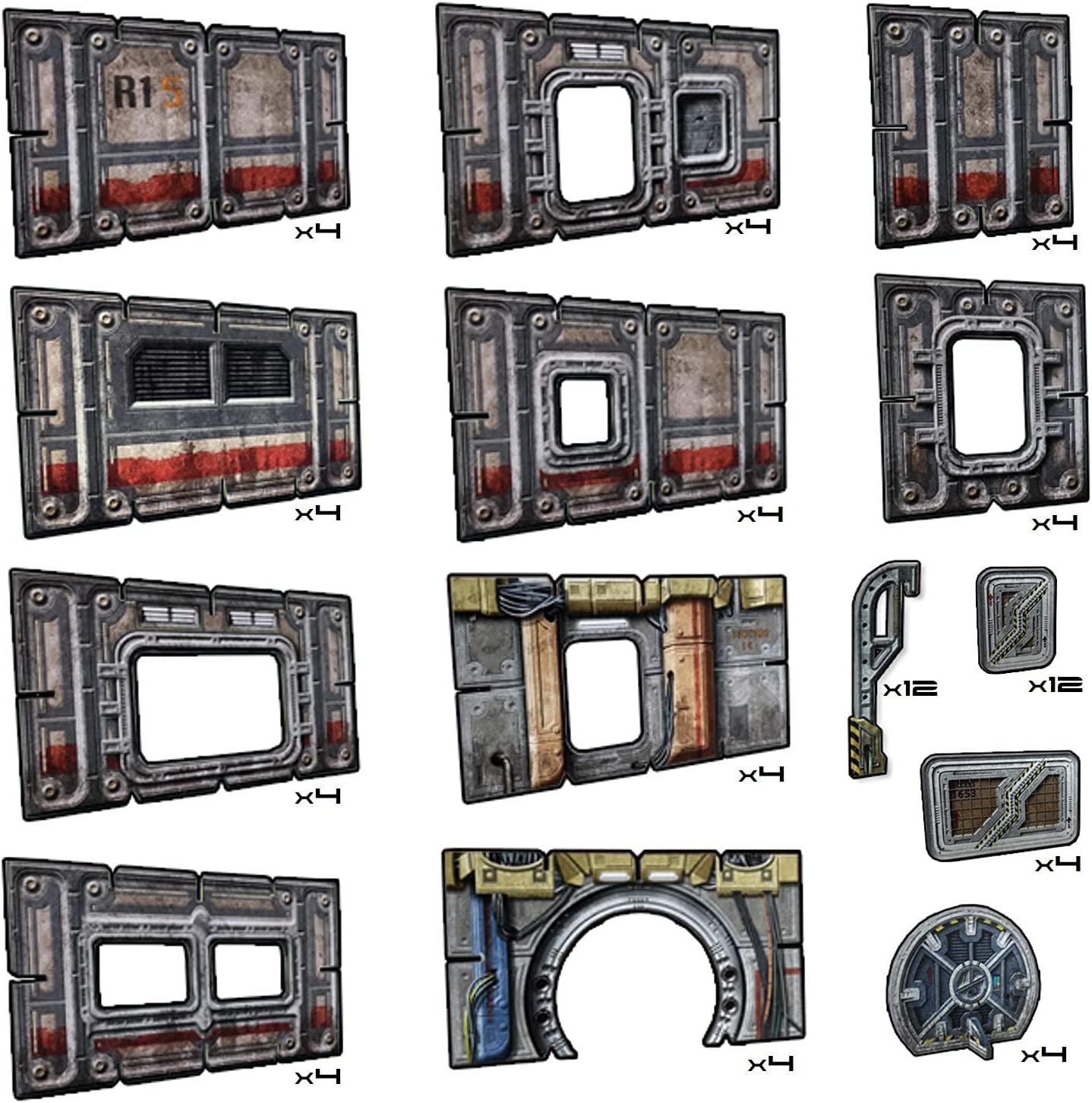Battle Systems Sci-Fi Terrain - 28mm Modular 3D Space Terrain - Perfect for Wargaming and Roleplayin