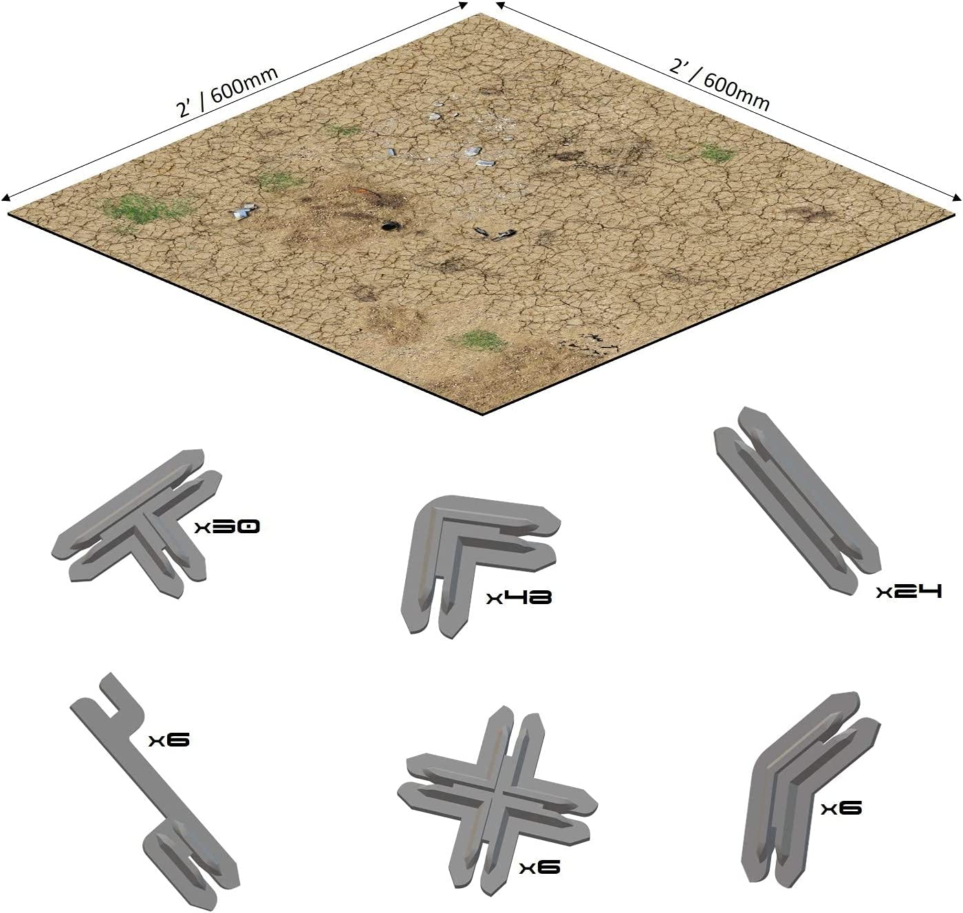 Battle Systems Sci-Fi Terrain - 28mm Modular 3D Space Terrain - Perfect for Wargaming and Roleplayin