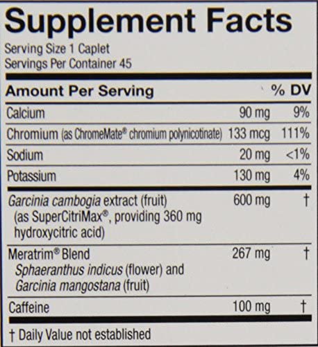 Twinlab MetaboLife Ultra Advanced Weight Loss Formula Dietary Supplement, 45 Count