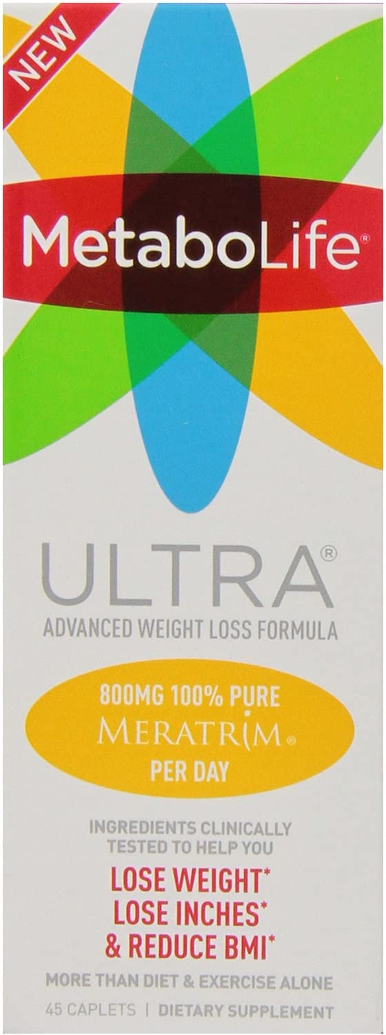 Twinlab MetaboLife Ultra Advanced Weight Loss Formula Dietary Supplement, 45 Count