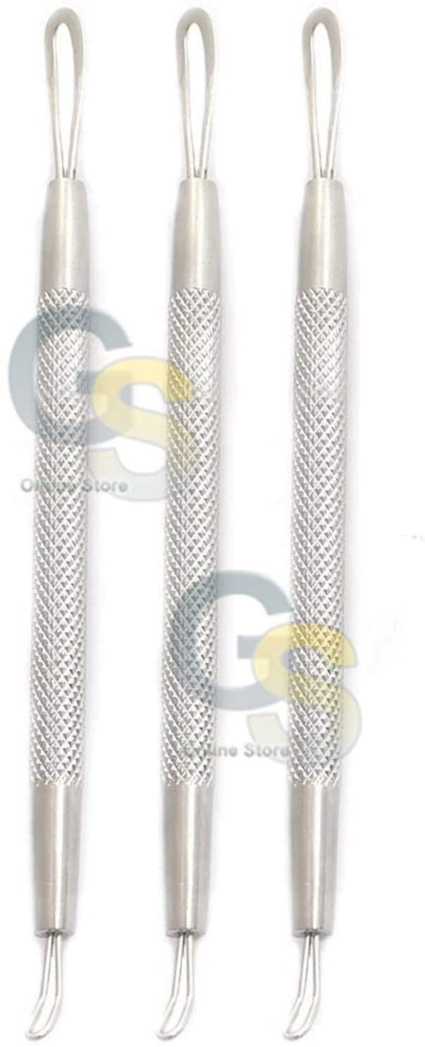 G.S COMEDONE EXTRACTORS Facial Tools Whiteheads Removal Tool BLACKHEADS X3 New