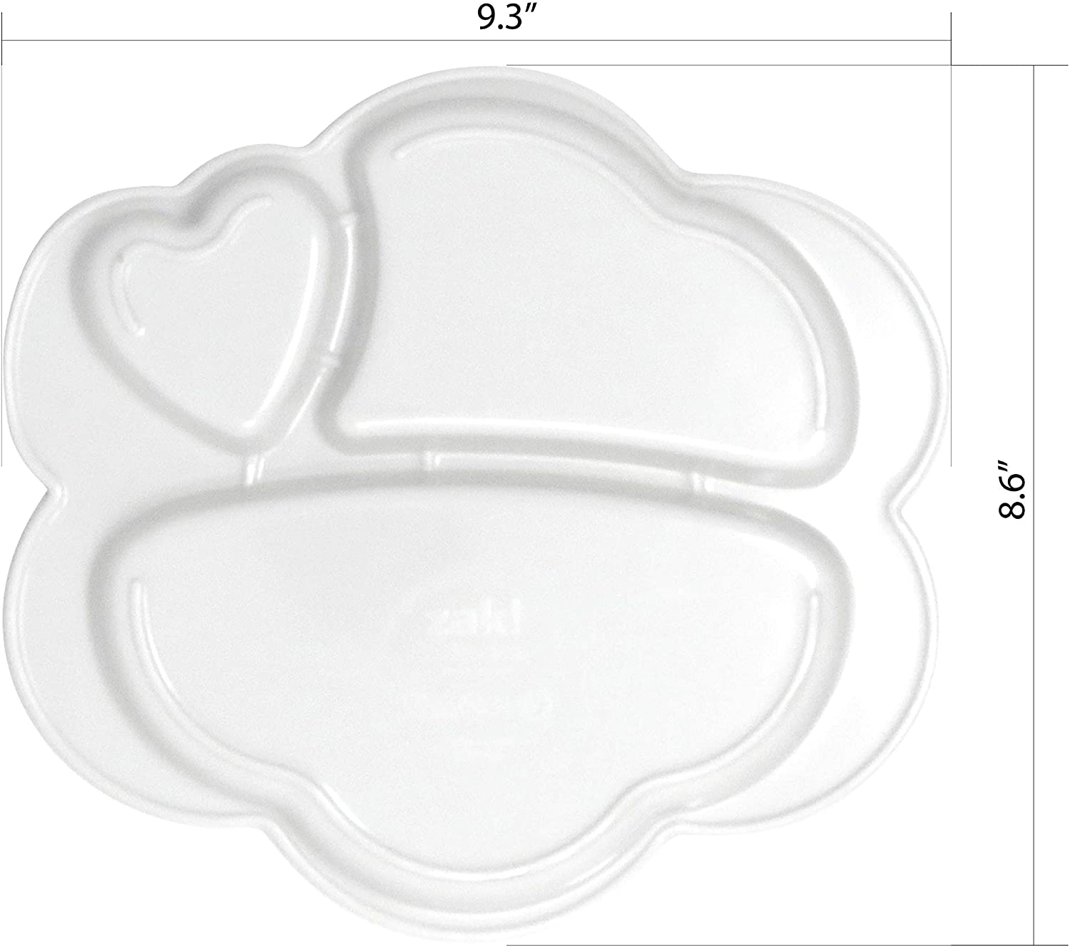 Zak Designs Disney Frozen Kids Divided Plates