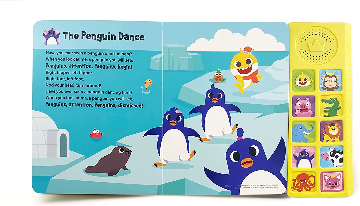 Pinkfong Baby Shark Animal Songs Sound Book | Premium 10 Button Read and Sing-Alongs, Music and Song