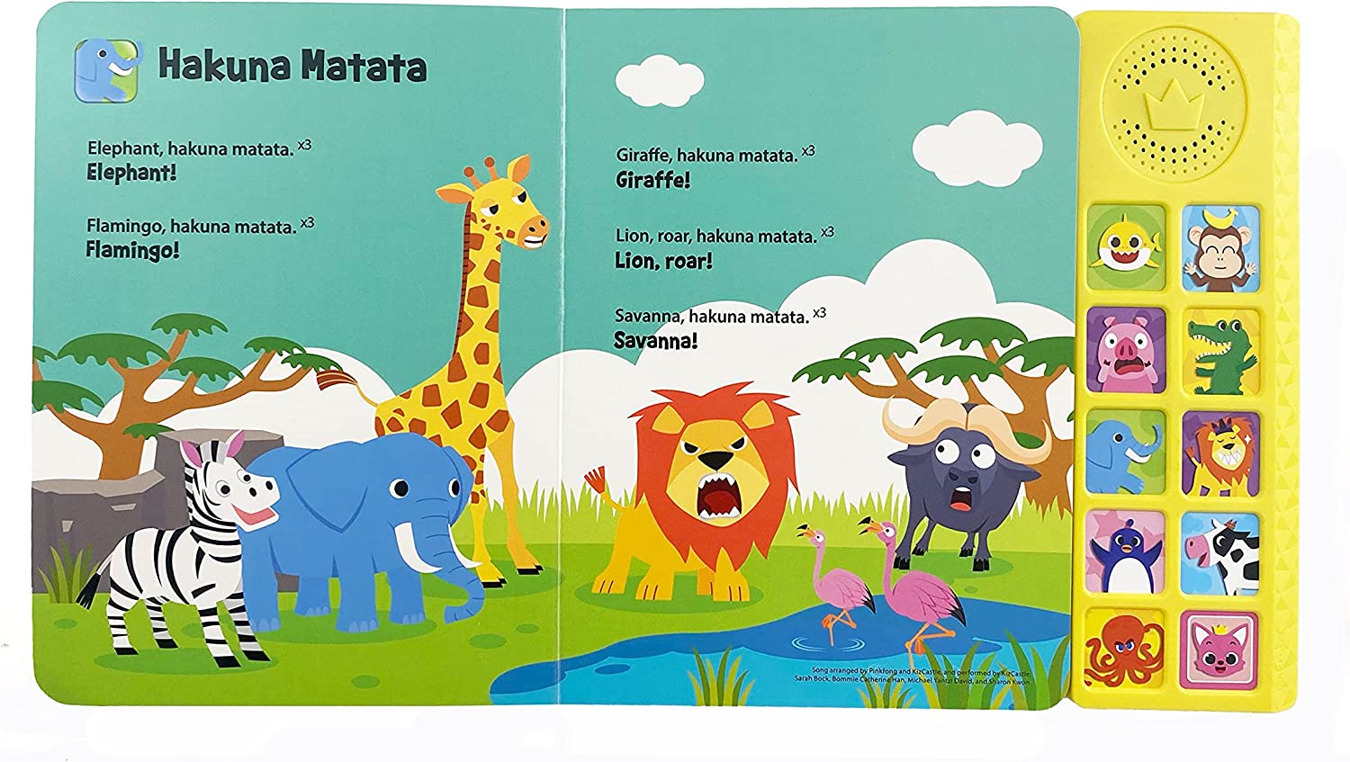 Pinkfong Baby Shark Animal Songs Sound Book | Premium 10 Button Read and Sing-Alongs, Music and Song