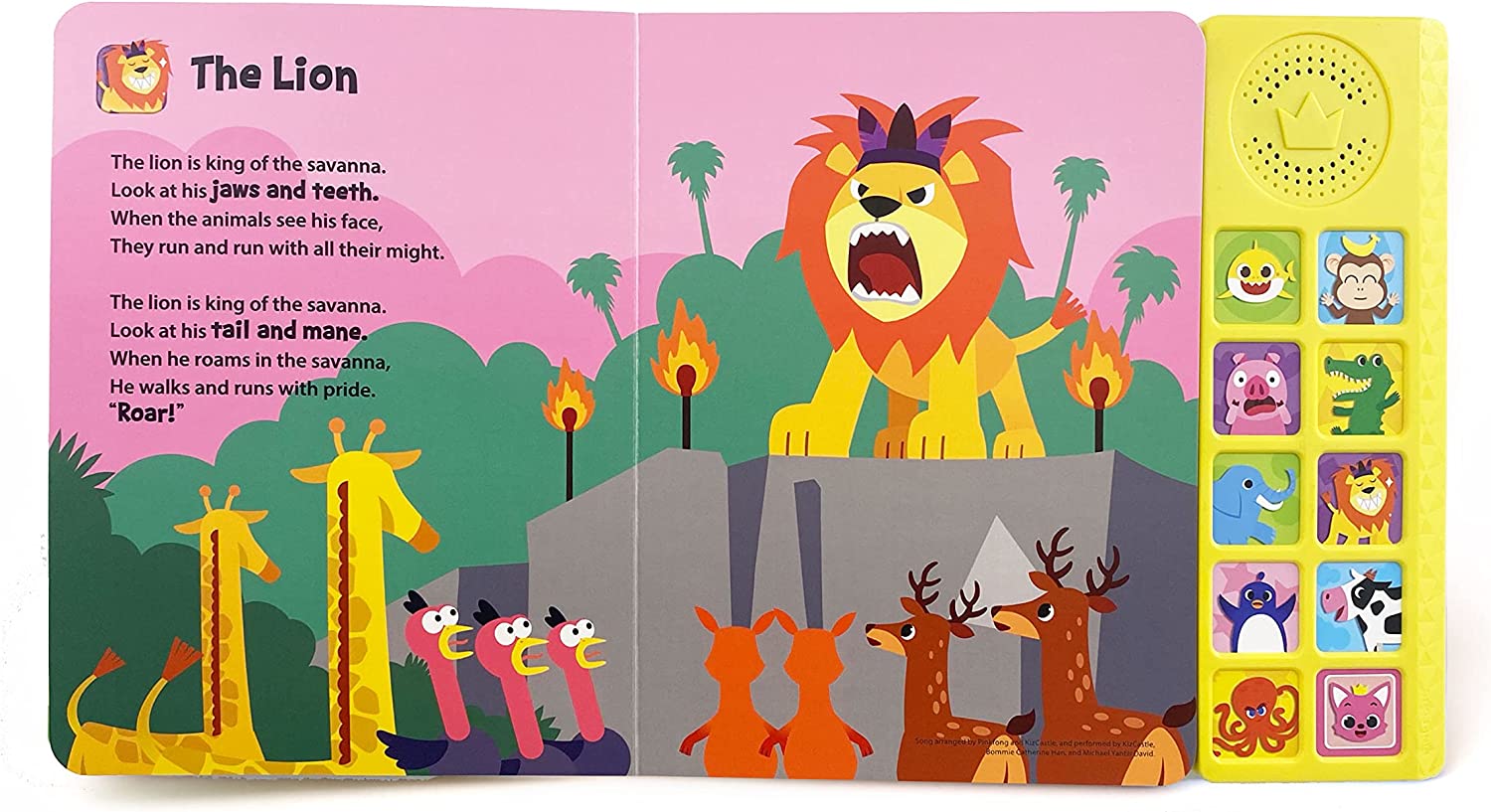 Pinkfong Baby Shark Animal Songs Sound Book | Premium 10 Button Read and Sing-Alongs, Music and Song