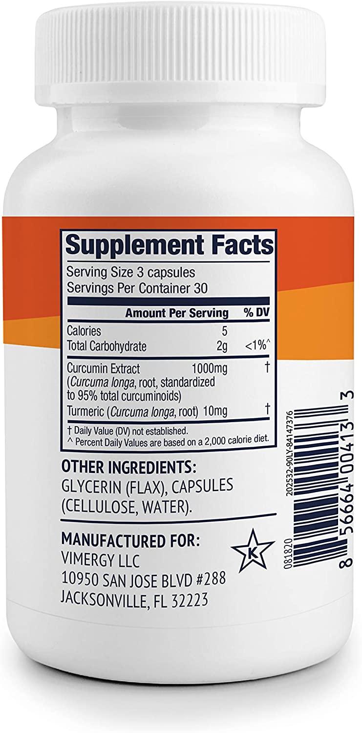 Vimergy Curcumin with Turmeric (90 ct)
