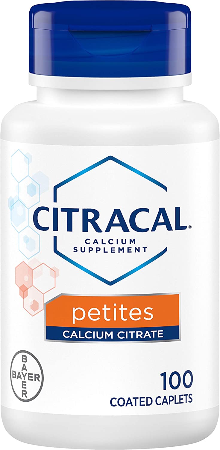 Citracal Calcium Citrate Petites W/Vitamin D Tablets 100 Ct (5 Pack)