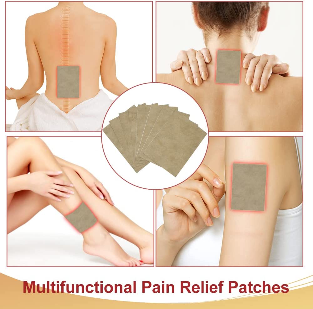 Sumifun 64 Count Pain Relief Patches, Pain Patches for Temporary Relief of Minor Aches Pains, Hot Pa