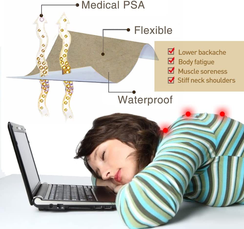 Sumifun 64 Count Pain Relief Patches, Pain Patches for Temporary Relief of Minor Aches Pains, Hot Pa