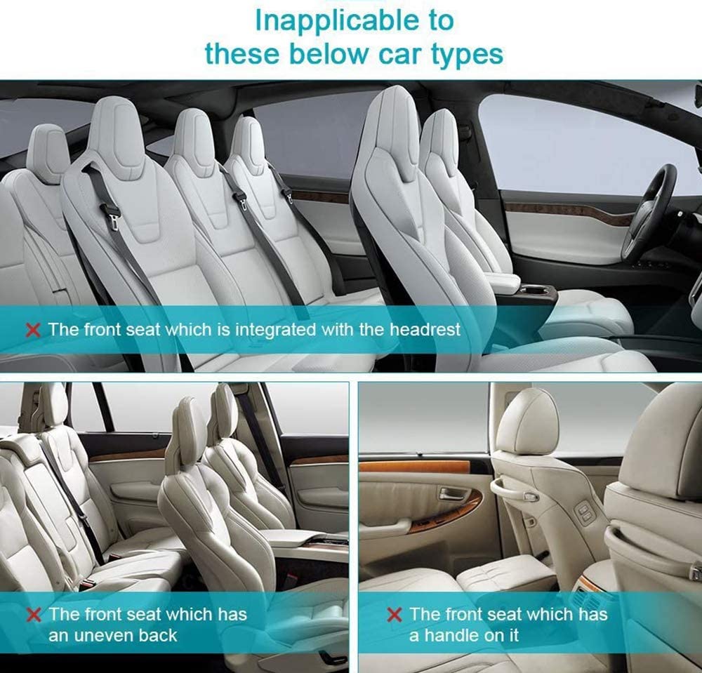 UCARE Car Backseat Organizer 2Pcs Kick Mats Waterproof Cars Seat Back Organizers Protector Covers fo