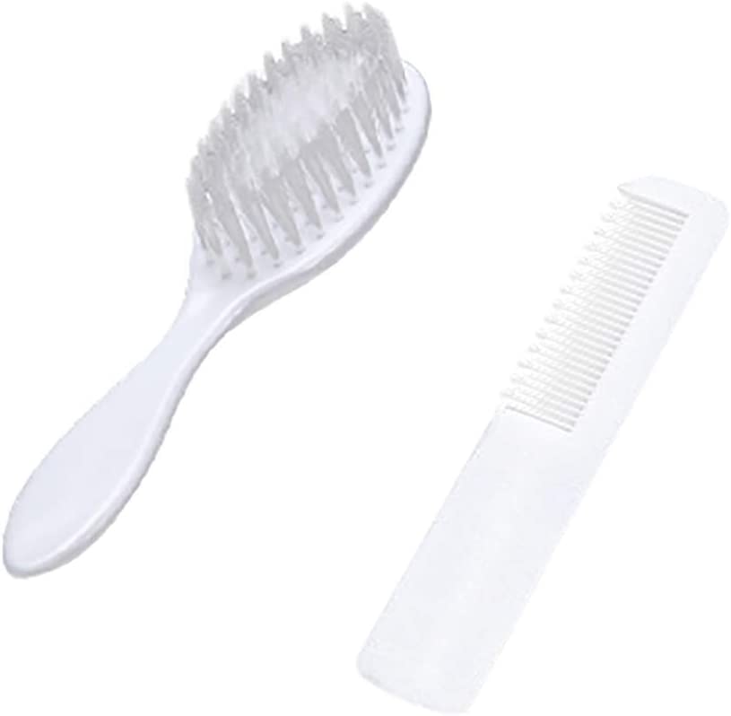 2 PCS Baby Safety Soft Hair Brush Set Infant Comb Grooming Shower Kit New Released Useful Design