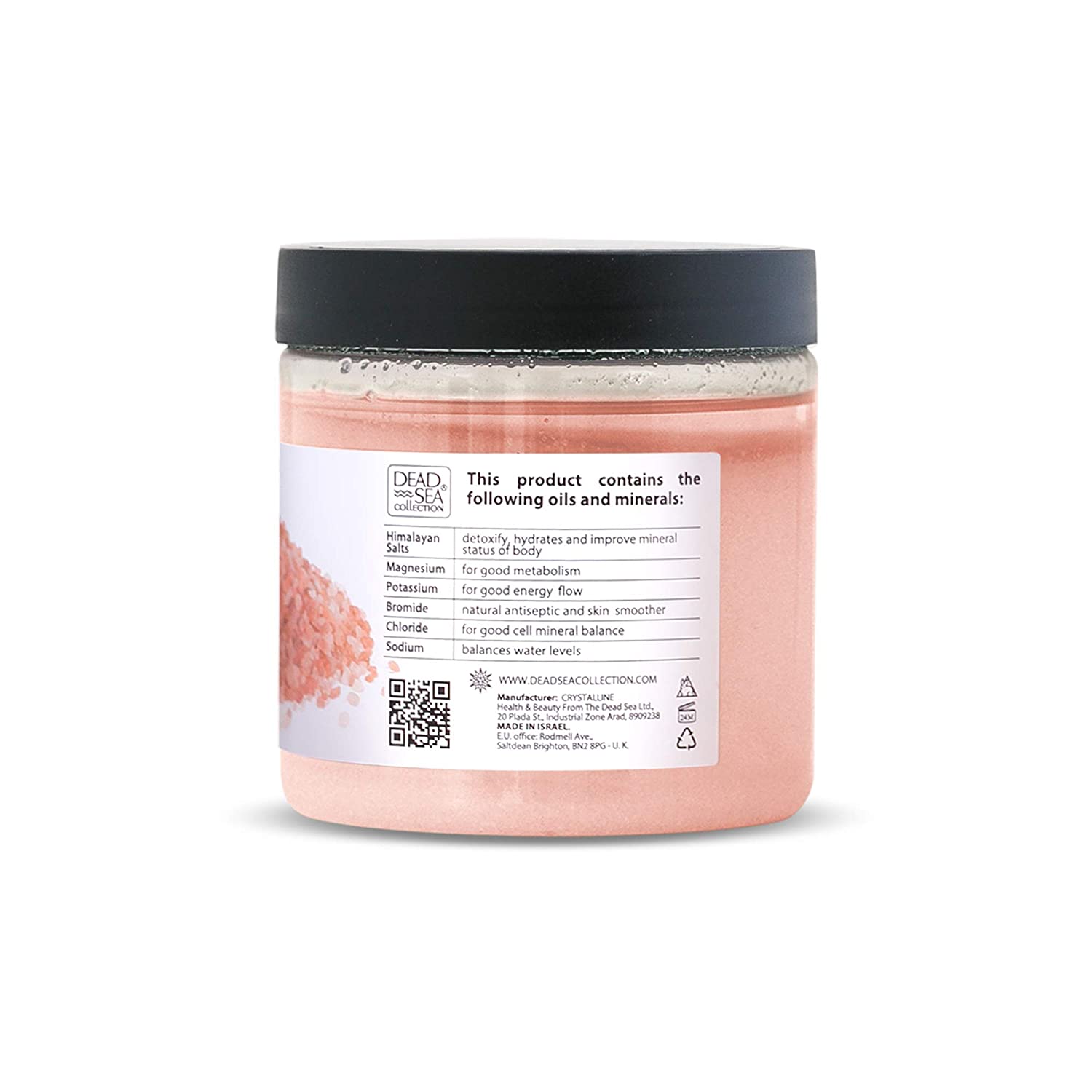 Dead Sea Collection Mineral Salt Scrub with Himalayan Salt 23.98 oz.