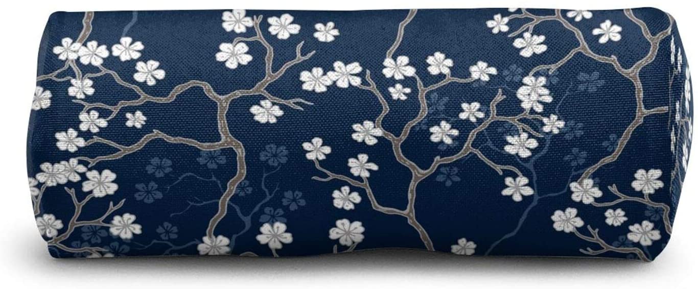 Cherry Blossoms with Branches Pencil Pen Bag Case, Women Makeup Bag Cosmetic Storage Pouch Holder Bo