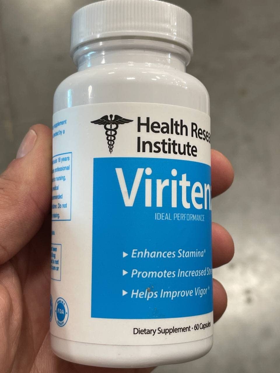 Viritenz for Men Male Pro XL Performance One Bottle New Formula Pills Viritenze (60 Capsules)