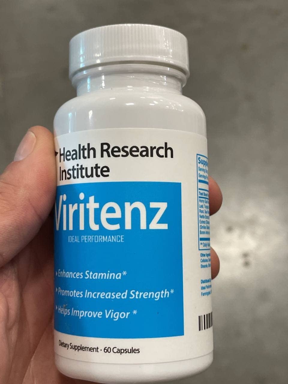 Viritenz for Men Male Pro XL Performance One Bottle New Formula Pills Viritenze (60 Capsules)