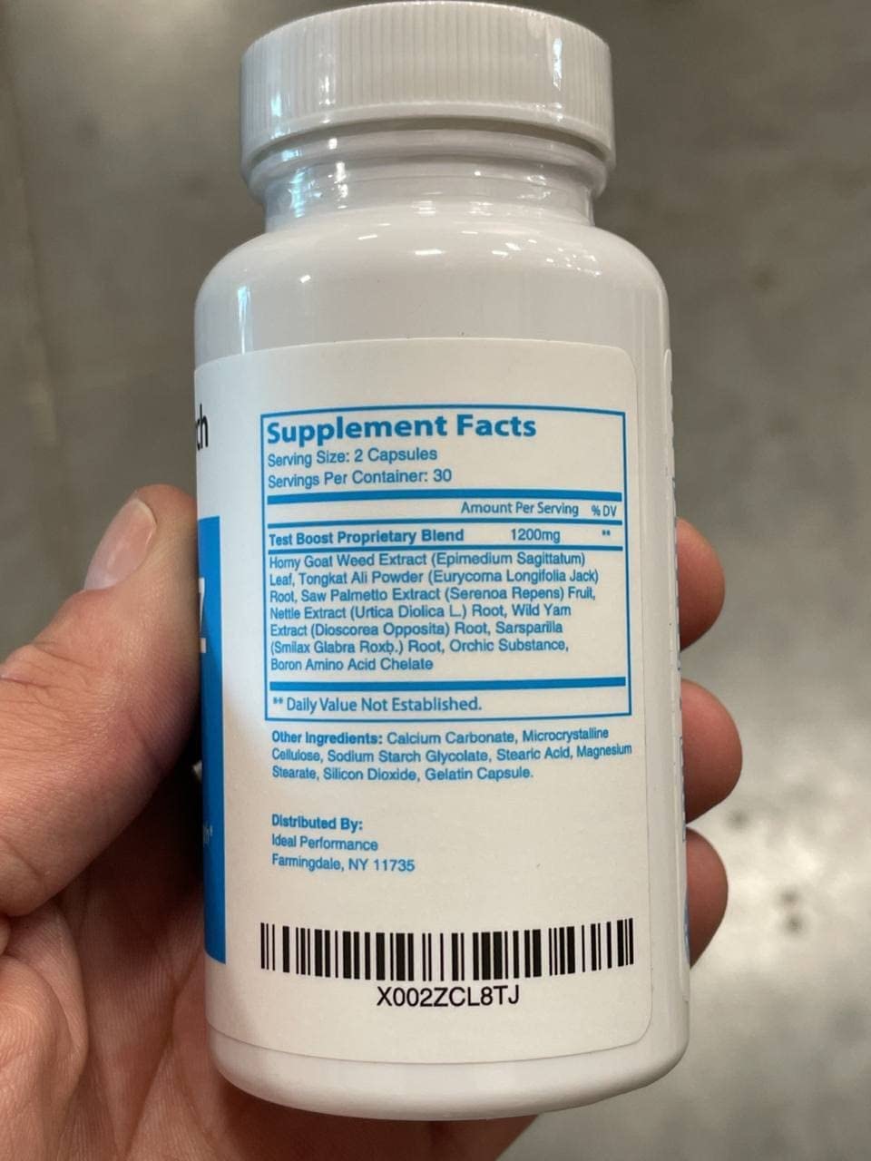 Viritenz for Men Male Pro XL Performance One Bottle New Formula Pills Viritenze (60 Capsules)