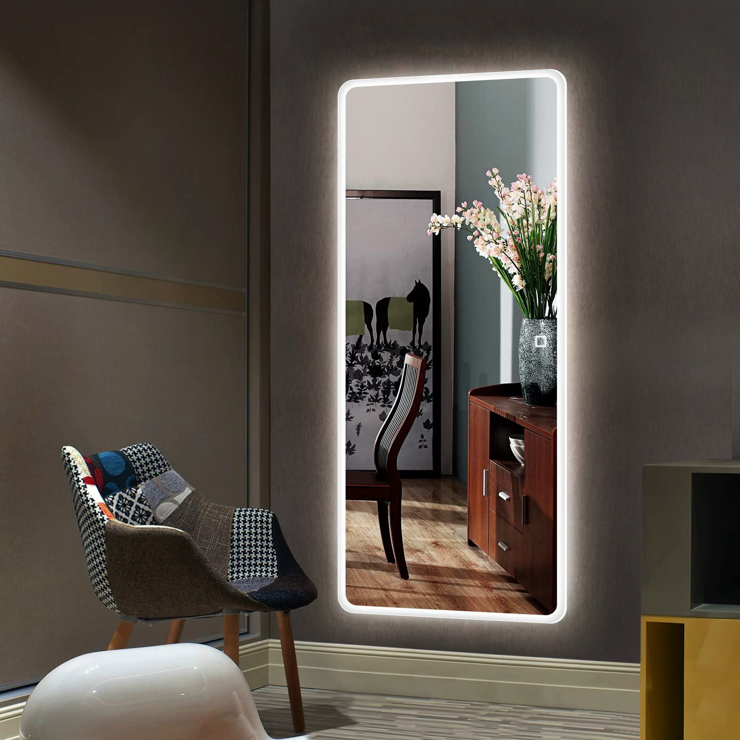 Hans& Alice LED Backlit Mirror, 65