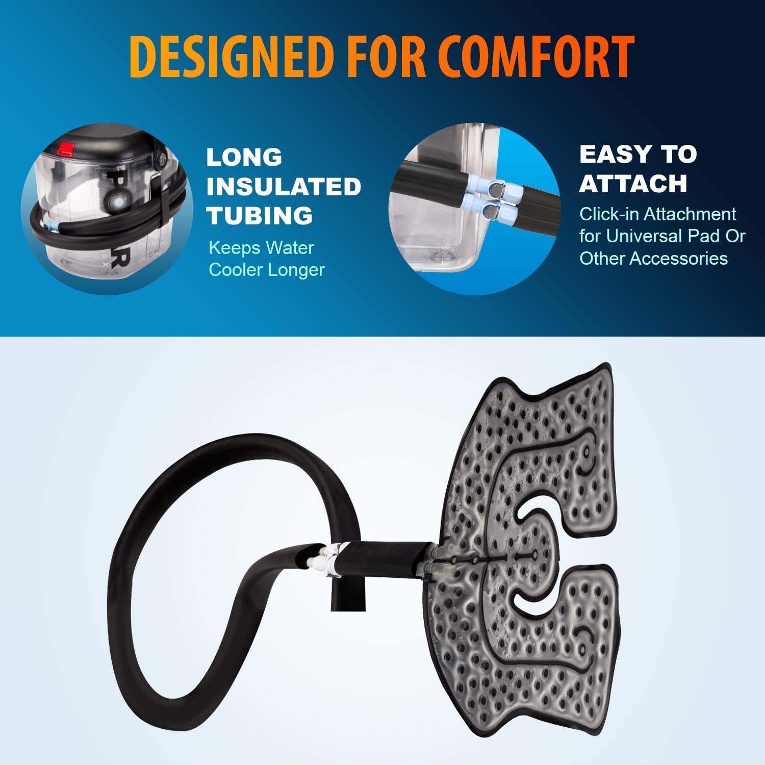 Cold Therapy Machine Gen 2 Polar Vortex - Ice Circulation System with Large Adjustable Cryo Cuff for