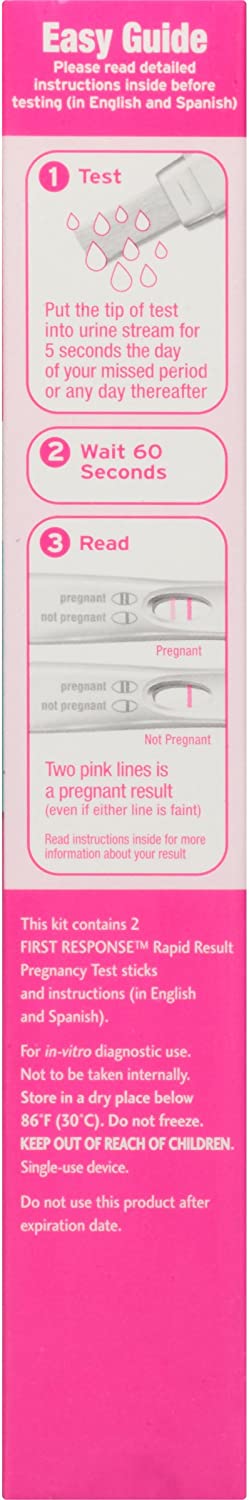 First Response Rapid Result Pregnancy Test