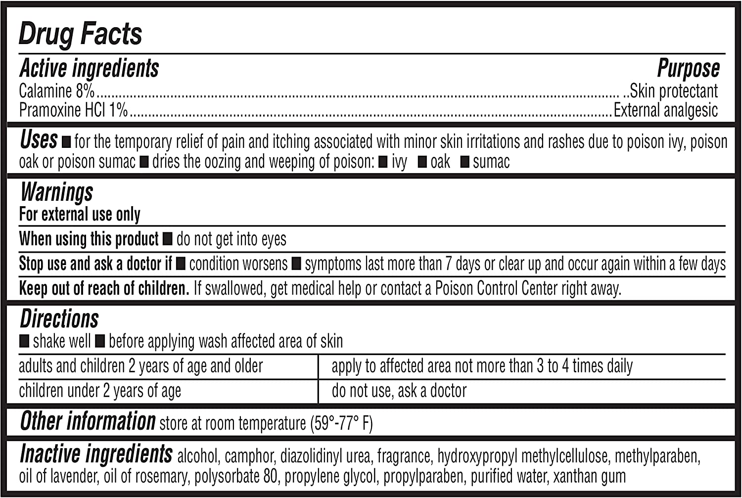 Amazon Basics Medicated Calamine Anti-Itch Lotion, Analgesic Skin Protectant, 6 Fluid Ounces, 1-Pack