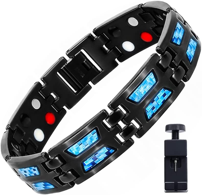 Titanium Power Bracelet, Lymph Detox Bracelet for Men