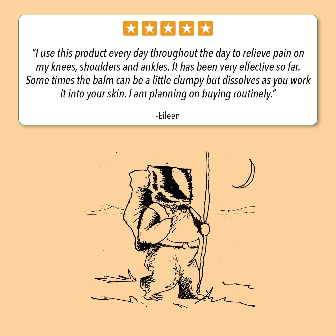 Badger - Sore Joint Rub, Arnica & Black Pepper, Organic Sore Joint Rub, Balm for Sore Joints, Warmin