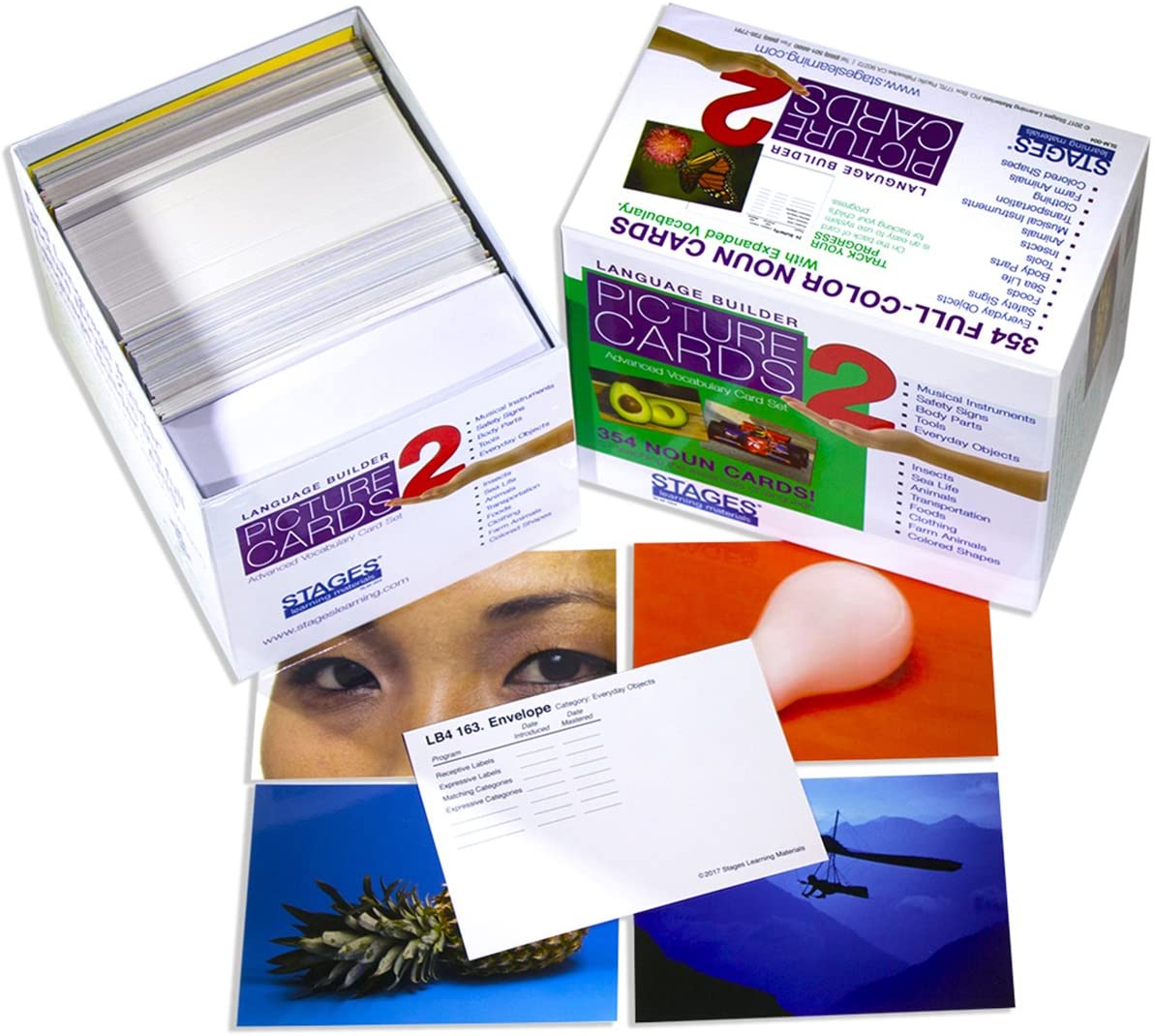 Stages Learning Language Builder Picture Nouns Set 2 for Autism, Aba and Preschool Educational Vocab